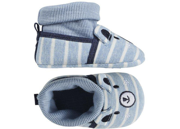 Picture of 52201 BABY BOY HOME SHOES / BABY SLIPPERS BLUE